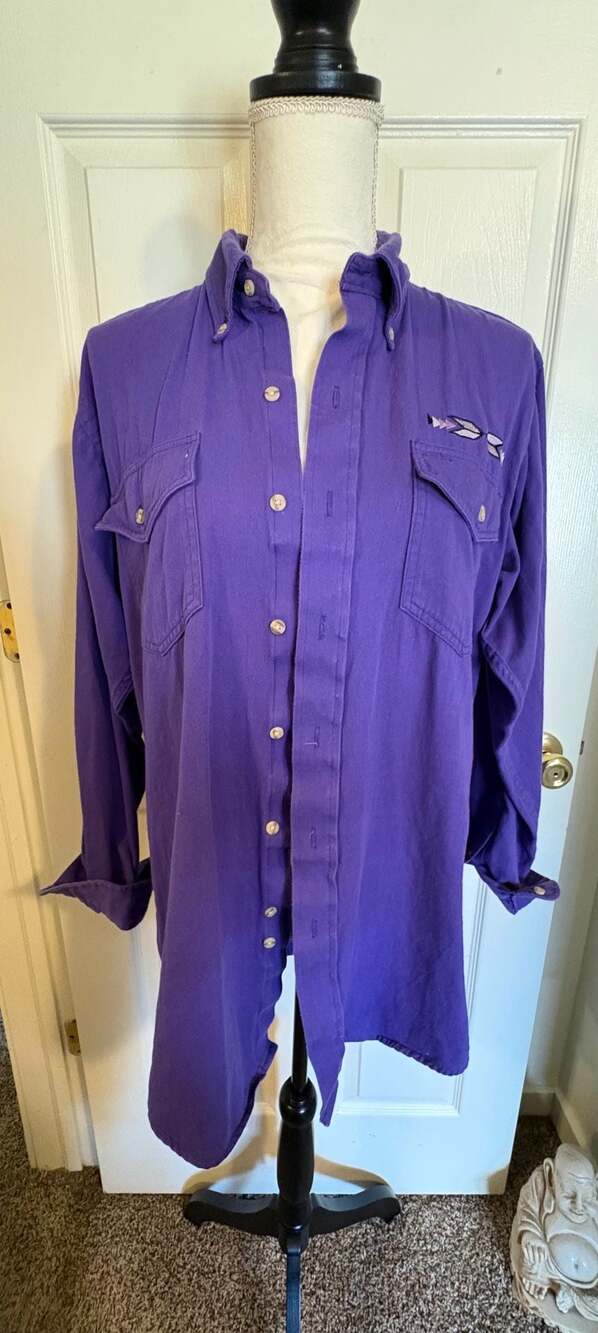 Mid-West Garment Co. VTG Western Button-Down Shirt size 15.5